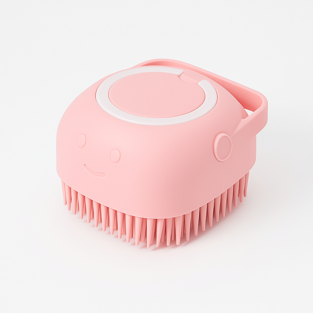 2-in-1 Hondendouche Borstel