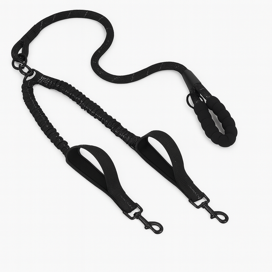 Dubbele Hondenriem – 360°  Anti- Twist