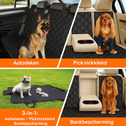 Honden Autodeken Voor auto – Achterbank Beschermhoes– 135x45x56 cm