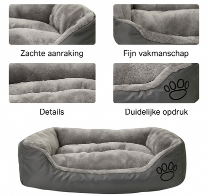 Honden Mand – Zacht & Wasbaar - Zwart & Grijs