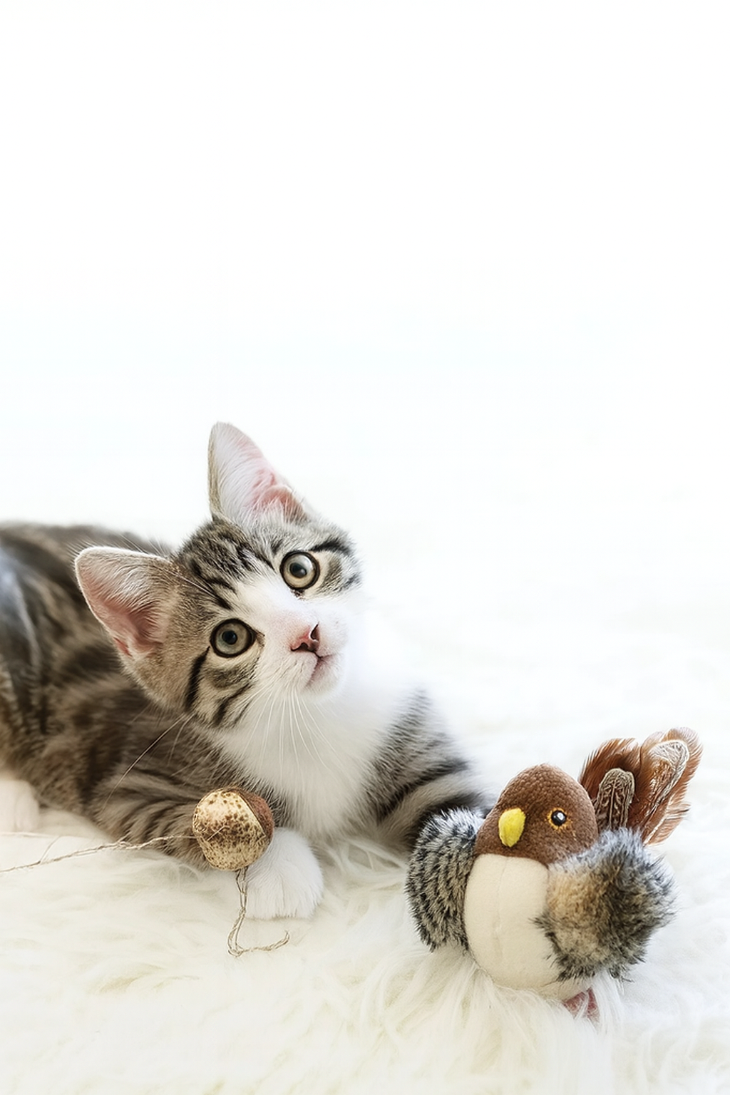 Pluche Vogel met Geluid & Veer – Realistisch Kwetterend