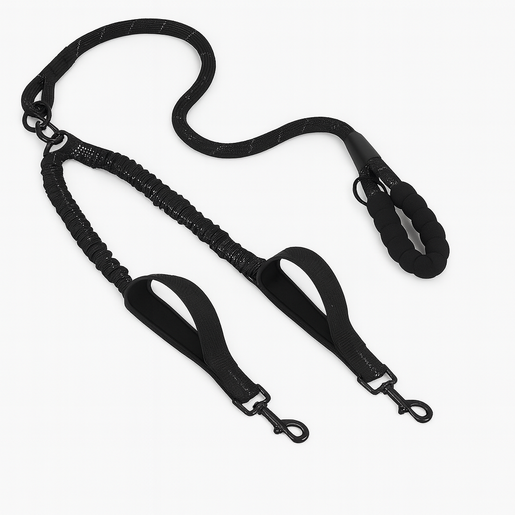 Dubbele Hondenriem – 360°  Anti- Twist